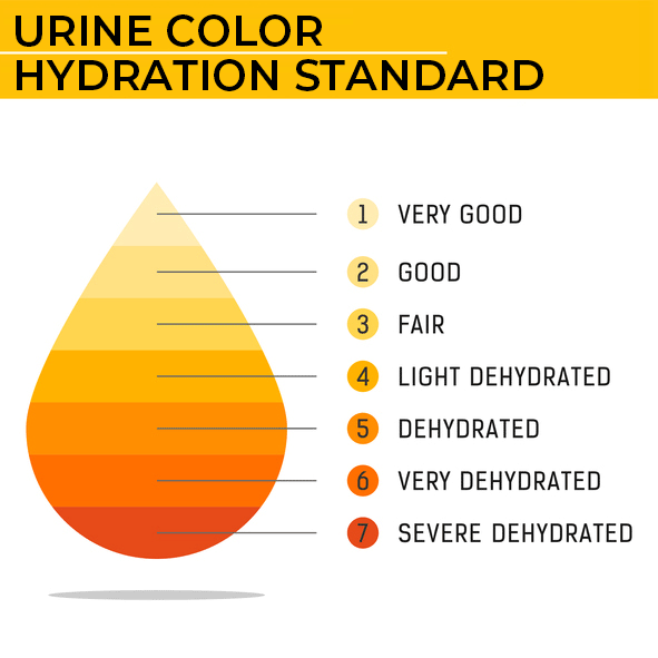 Maxim at Home - Elderly Dehydration Urine Color Chart